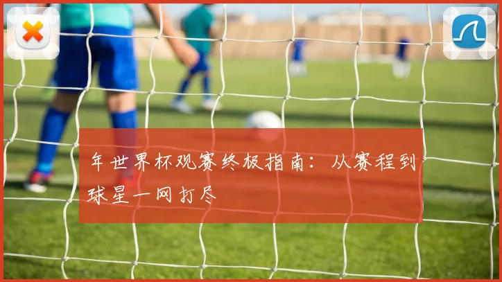 年世界杯观赛终极指南：从赛程到球星一网打尽